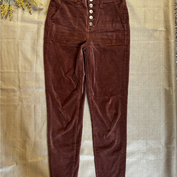 American Eagle Brown Corduroy Jeggings - Picture 4 of 7